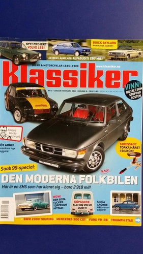 Klassiker nr 1 2011: Saab 99 EMS, Buick Skylark Convertible 1962, Volvo Duett