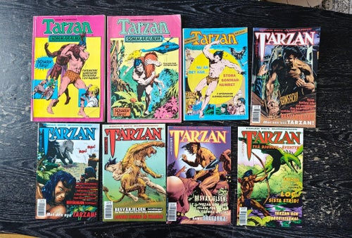 Tarzan 8 upplagor.