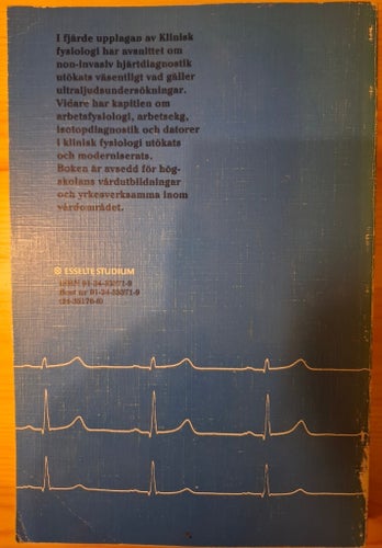 Klinisk fysiologi av Thorvald Bjurö och Håkan Westling, 1985