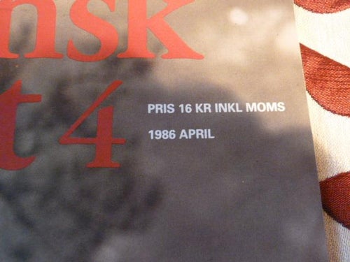 SVENSK JAKT 4, 1986,