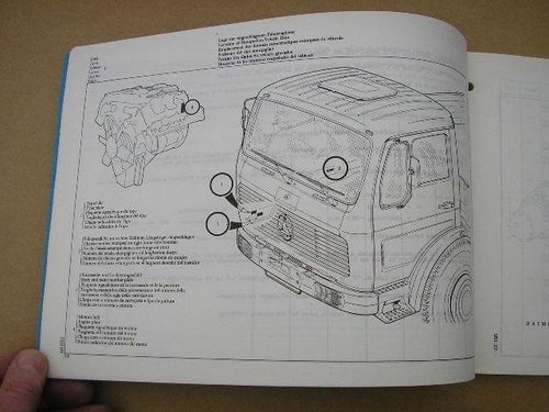 Reservdelskatalog MERCEDES - BENZ Lastbil Type 1919 K/4x2 389