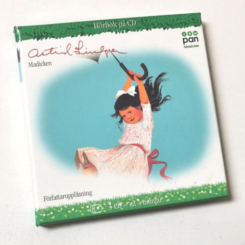 Astrid Lindgren läser Madicken hörbok på cd (3cd / ca 4timmar)