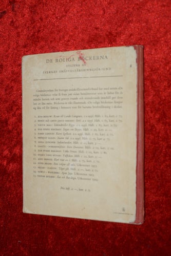 ÄLDRE 1953 UDDA BARNBOK TÅGET GÅR av ÅKE INGVOR MILLES ingår i roliga böckerna13