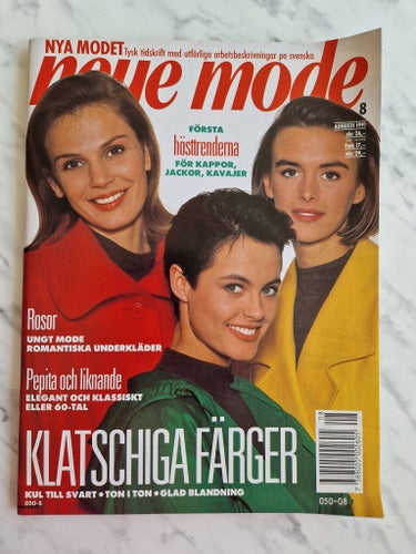 Neue mode Mönstertidning nr 8 1991