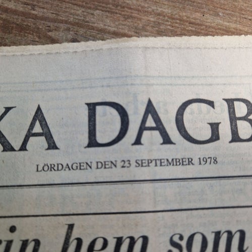 Svenska Dagbladet Lördagen den 23 September 1978