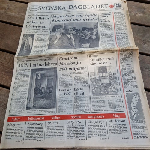 Svenska Dagbladet Lördagen den 23 September 1978