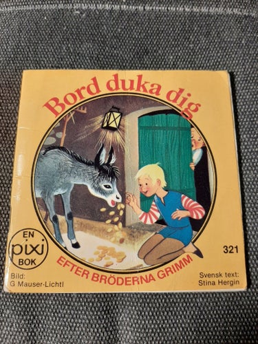 Pixibok. Bord duka dig
