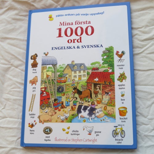 Mina första 1000 ord Engelska & Svenska av Stephen Cartwright