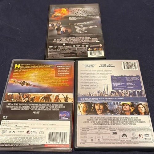 DVD-filmer: John Carter, World Trade Center och Hotet inifrån