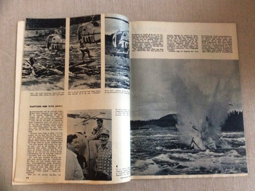 Teknikens Värld nr 19 1959 Flottare med flyg Vattenfall,färg TV,Peugeot 403,Ford