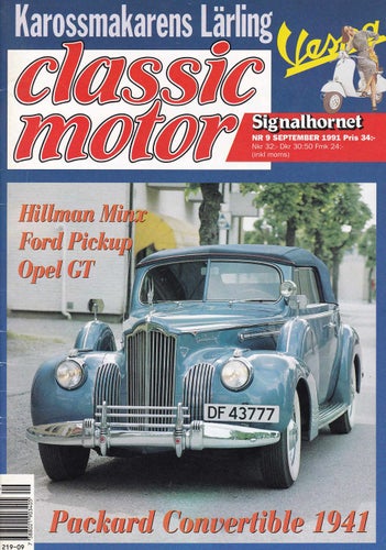 Classic 1991-9 Opel GT 1900.Hillman.Vespa.Ford Pickup 1945-46