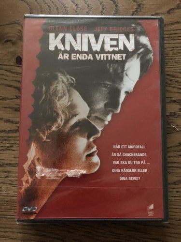 DVD-film: KNIVEN är det ends vittnet (NY, INPLASTAD!)