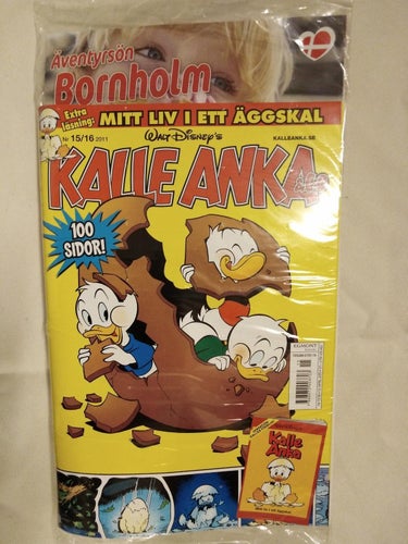 Kalle Anka & Co 2011 nr 15/16. inplastad. med Cool Radio