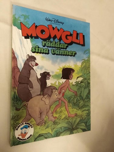 Mowgli räddar sina vänner. Kalle Ankas bokklubb. Very Fine