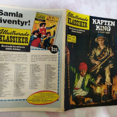 Illustrerade Klassiker nr 94 Kapten King. Fine