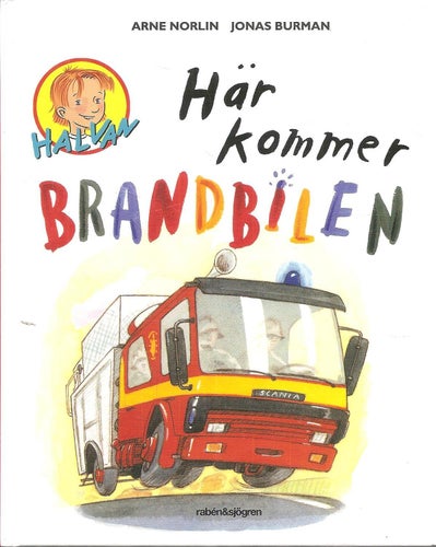 Här kommer brandbilen