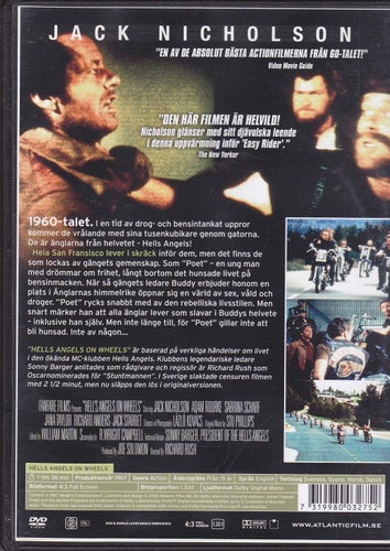 DVD / Hells Angels on Wheels / Jack Nicholson, Sabrina Scharf / Fint skick