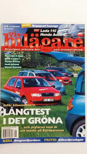 Vi bilägare nr 9 2000: Nissan Maxima, Audi Allroad, Lada 110, Honda Accord 5d