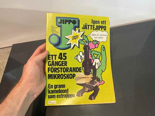 JIPPO tidning nr 7 1977 - Pyssel Reportage serietidning