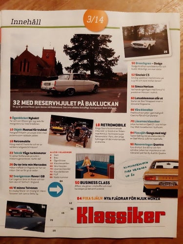 Klassiker nr 3 2014: Opel GT, Ford Granada, Mercedes Pagoda, Rover 3500 1969