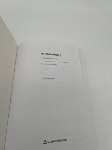 Årsredovisning av Rune Lönnqvist, 2009