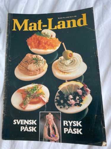 Mat-Land, bilaga Land 12, 1986, påsknummer, 48 sidor