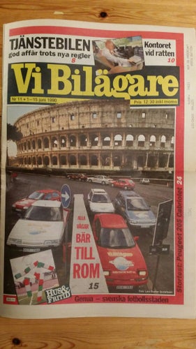 Vi bilägare nr 11 1990: Nissan 300 ZX, Peugeot 205 CJ Cab, Hobby 620 AK, Swift