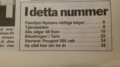 Vi bilägare nr 11 1990: Nissan 300 ZX, Peugeot 205 CJ Cab, Hobby 620 AK, Swift