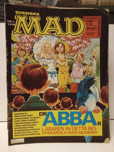 Svenska Mad 1978 nr 1 Filmen om ALI ABBA och de fyra rävarna. Good Plus