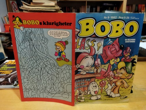Bobo 1982 nr 9, Anne Zucker Maria Nilsson Karine Bohar Johan Palm
