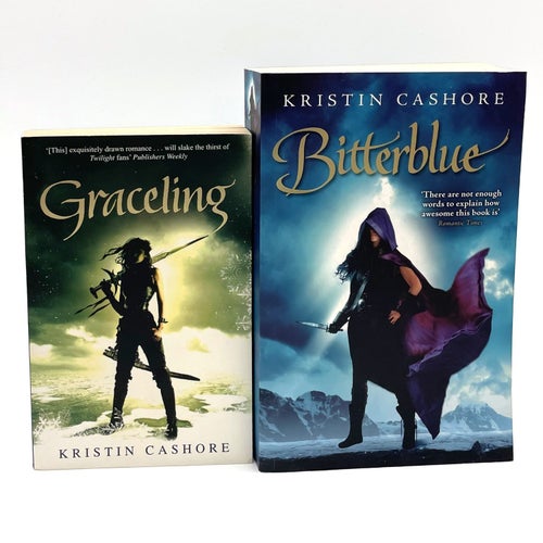 Graceling Realm del 1 + 3 av Kristin Cashore (olästa pocket, Graceling mm)