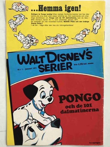 Walt Disney´s Serier - 1970:12 FN+
