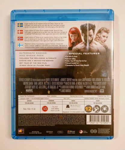THE WOLVERINE - 2-disc Extended Edition - Spegelblank Bluray - billig frakt