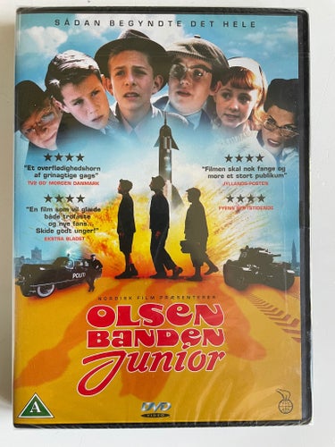 Olsen Banden Junior (DVD). Fabriksforseglet
