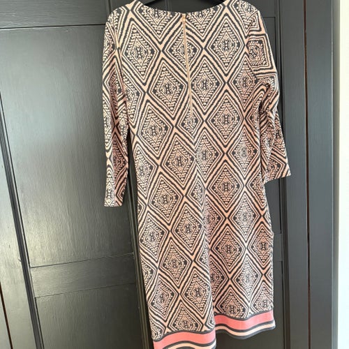 Saint Tropez rosa/grå klänning, storlek L