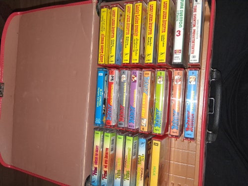 Lucky Luke, Asterix, Ture Sventon, and Fem Cassette Tapes