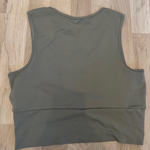 H&M Sport grön topp, storlek M