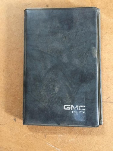 1988 GMC R & V Models Owner's Manual