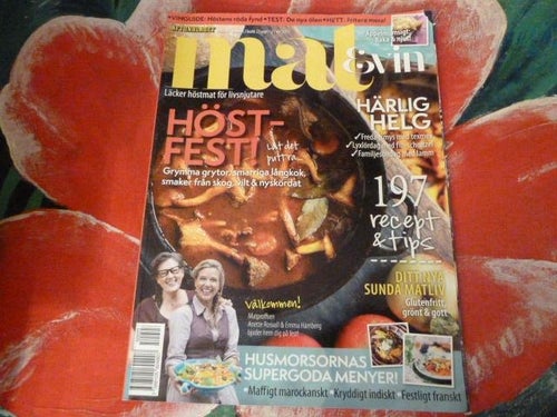 MAT & VIN, 23 SEPTEMBER - 21 OKTOBER 2015 , TIDNING