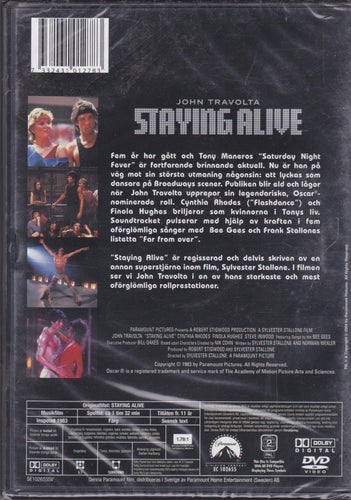 DVD / Staying Alive / John Travolta, Cynthia Rhodes / Ny & Inplastad