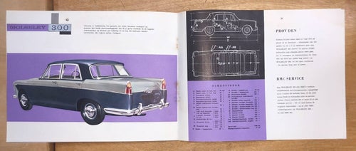 Försäljningsbroschyr Wolseley 300 (dansk version)