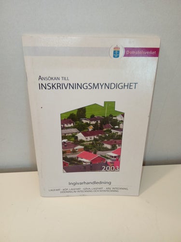 Ansökan Till Inskrivningsmyndighet