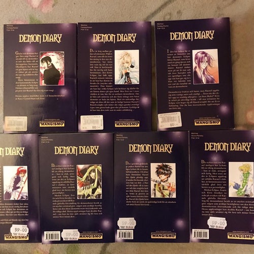 Demon Diary vol 1-7 - svenska komplett manga anime manhwa