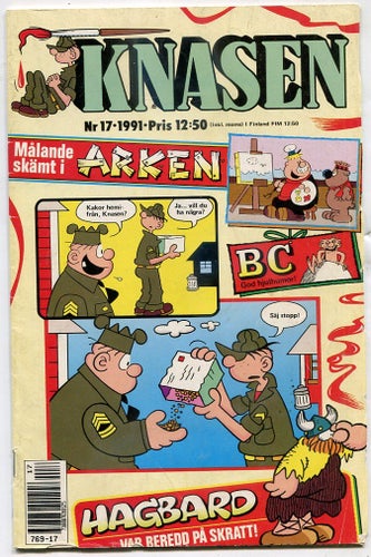 Knasen 1991 nr 17 Hagbard, Rödöga, Arken, BC