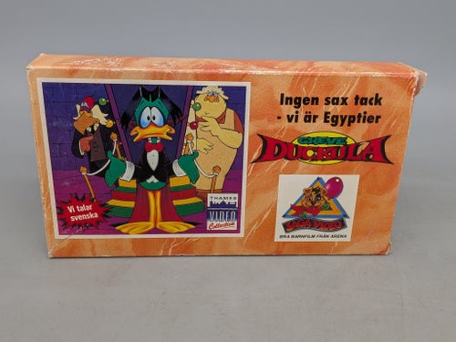 Greve Duckula - Ingen sax tack - vi är egyptier - Svenskt tal - VHS