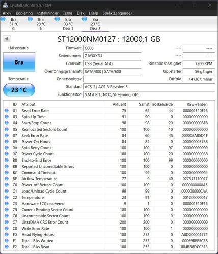 Seagate Enterprise Capacity 3.5 HDD V7 SED 12TB