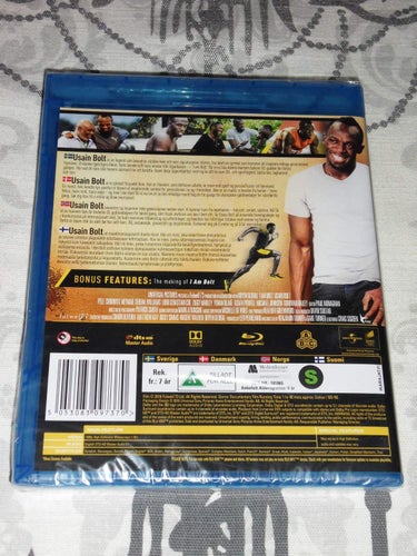 I am Bolt (2016) INPLASTAD Blu-ray ... ( Dokumentär om Usain Bolt )