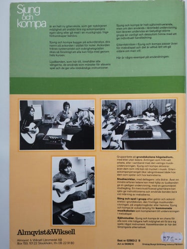 SJUNG OCH KOMPA - GITARRSKOLA FÖR ACKORDSPEL, GÖRAN SWEDRUP 1981