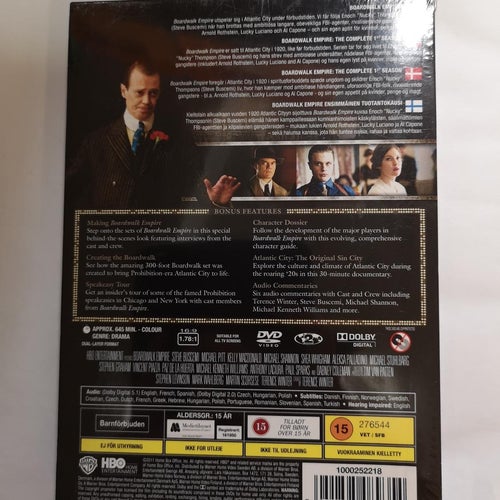 DVD Boardwalk Empire Säsong 1 INPLASTAD