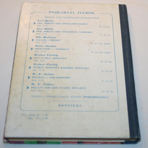 Georg Eliasson - Rymdpirater - Pojkarnas julbok 1954